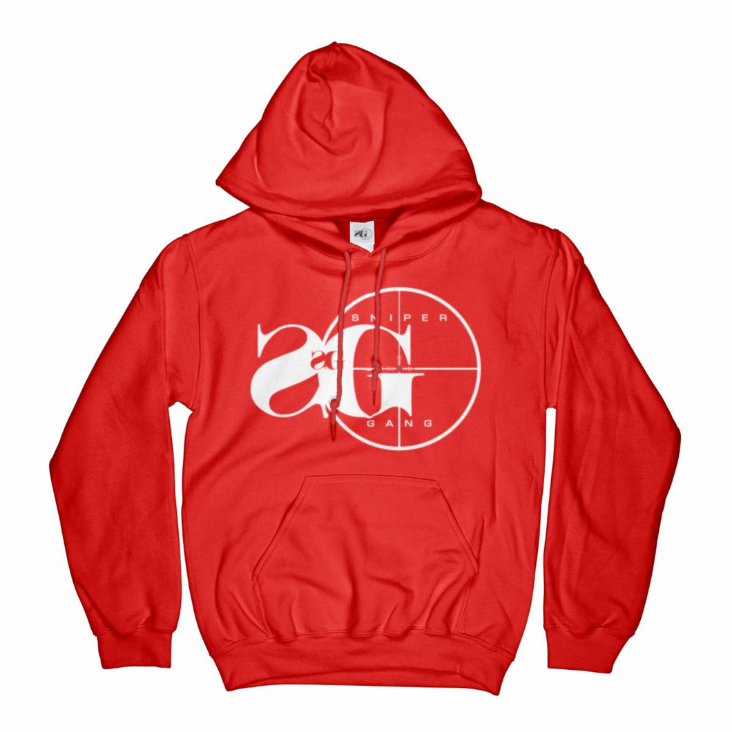 Sniper Gang Logo Hoodie Red