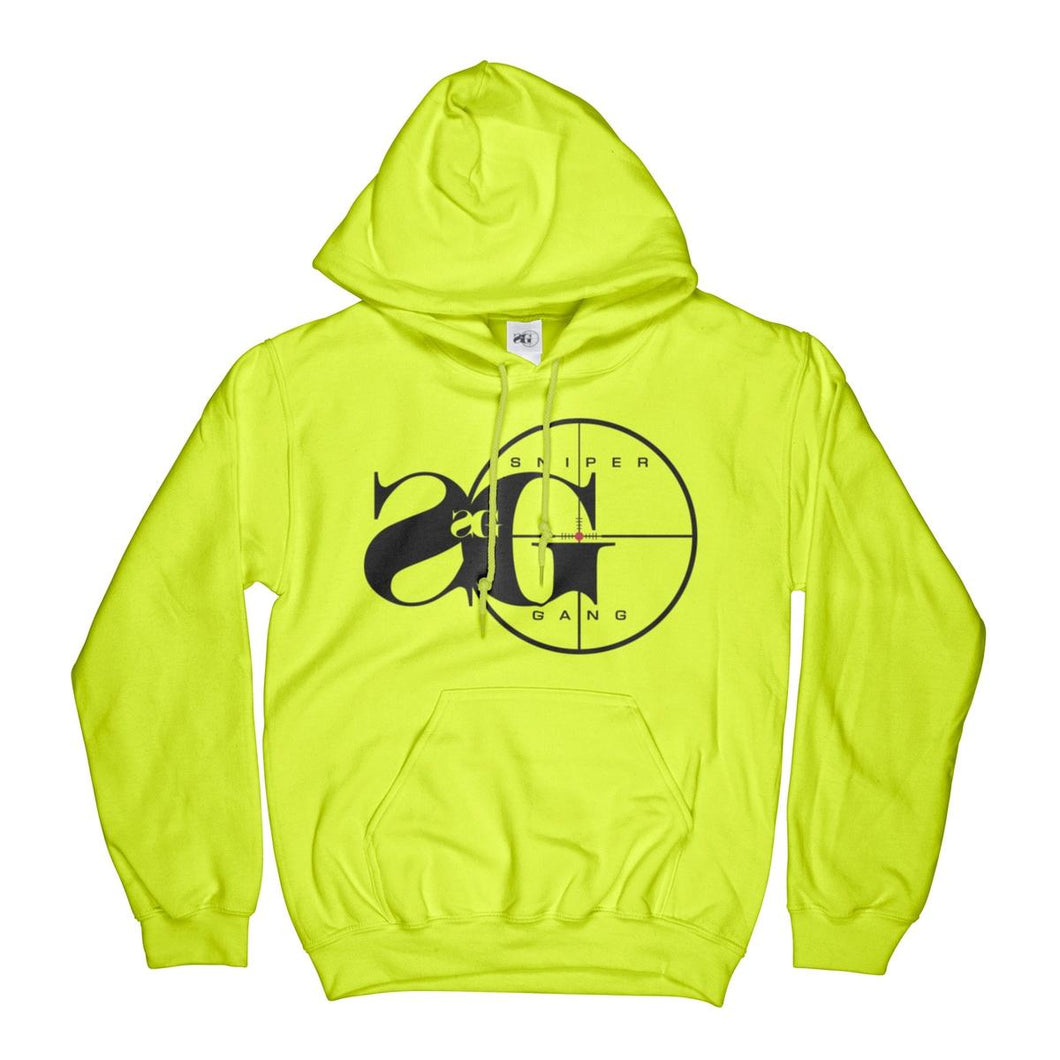 Sniper Gang Logo Hoodie Neon