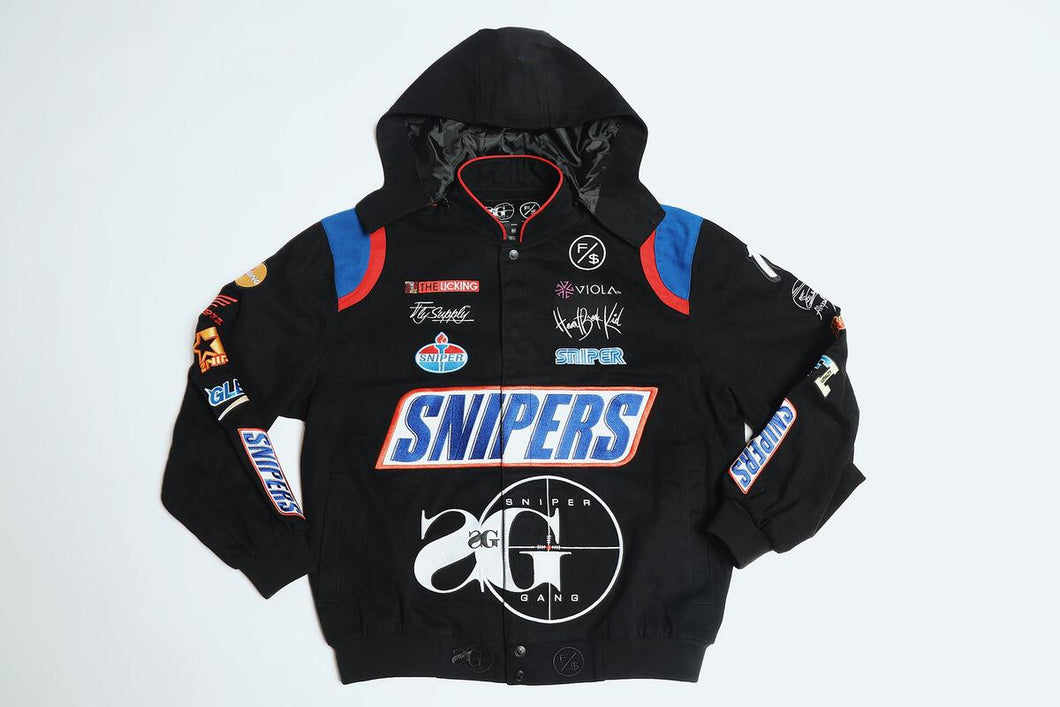 Sniper Gang Nascar Jacket Black