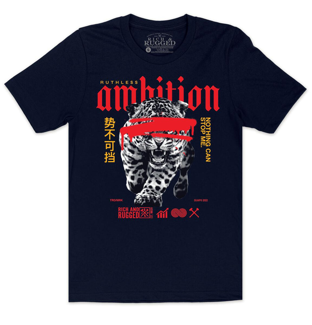 Rich Rugged Ambition Navy Tee