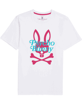 Psycho Bunny CORTLANDT TEE (White)